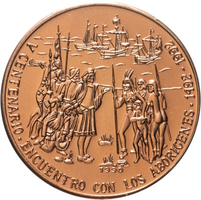 купить Куба 1 песо (peso) 1990 "500 лет открытию Америки"