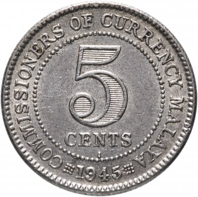 купить Малайя 5 центов 1945 I