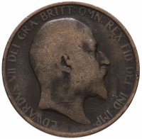 Купить Великобритания 1 пенни (penny) 1906