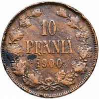 Купить 10 пенни 1900, монета для Финляндии
