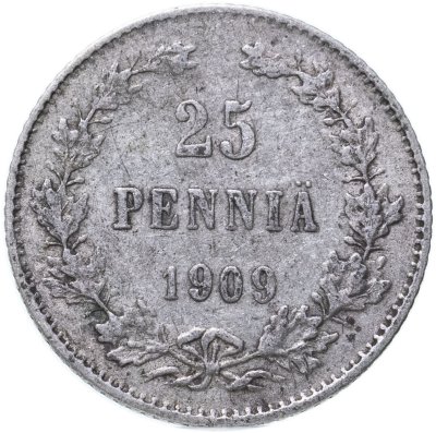 купить 25 пенни (pennia) 1909 L