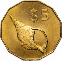 Купить Острова Кука 5 долларов (dollars) 2003