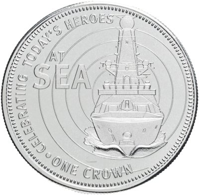 купить Тристан-да-Кунья 1 крона 2012 "Сегодняшние герои - В море"