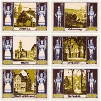 купить Германия (Саксония: Шнеберг) набор из 6нотгельдов 1921 (1190.1а/B2)