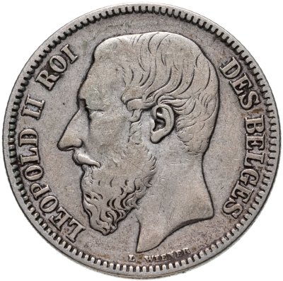 купить Бельгия 2 франка (francs) 1867