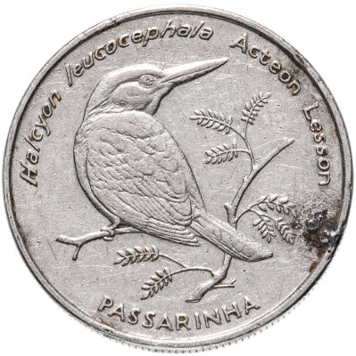 купить Кабо-Верде 10 эскудо (escudos) 1994 "Птицы - Сероголовая альциона (halcyon leucocephala)"