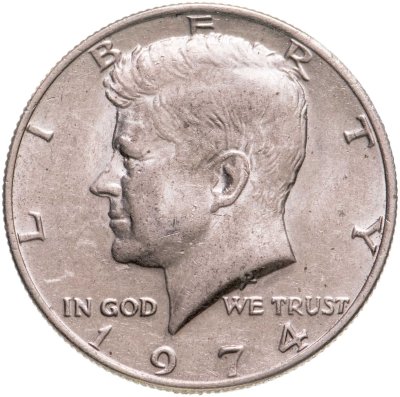 купить США 50 центов (1/2 доллара, half dollar) 1974 "Kennedy Half Dollar (Кеннеди)"