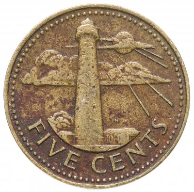 купить Барбадос 5 центов (cents) 1973-2007 не магнетик, случайная дата