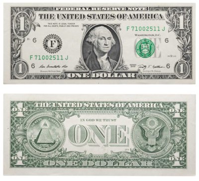 купить США 1 доллар 2009 год (Pick 530) F-Атланта
