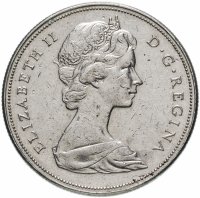 Купить Канада 1 доллар (dollar) 1971 "100 лет со дня присоединения Британской Колумбии"