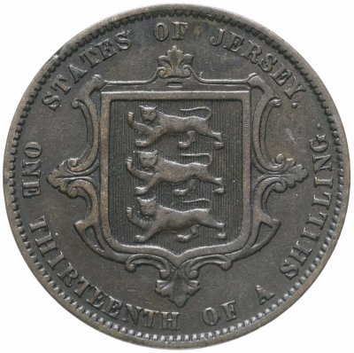 купить Джерси 1/13 шиллинга (shilling) 1866