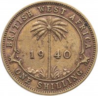 купить Британская Западная Африка 1 шиллинг 1940