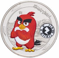 Купить Сьерра-Леоне 1 доллар 2019 "Angry Birds - Рэд"