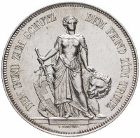 купить Швейцария 5 франков 1885 Стрелковый фестиваль в г.Берн