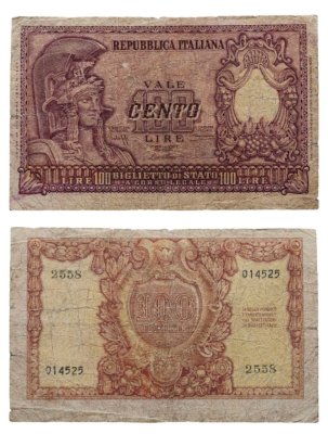 купить Италия 100 лир 1951