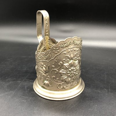 купить Подстаканник "Астра", металл, Ленэмальер (Ленинградский эмальер), СССР, 1960-1970 гг.