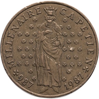купить Франция 10 франков (francs) 1987 "Тысячелетие династии Капетингов"