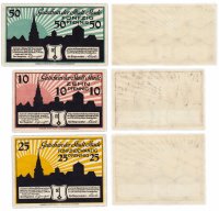 Купить Германия (Ганновер: Штаде) набор из 3-х нотгельдов 1920