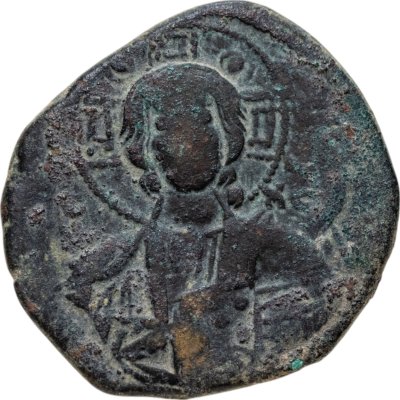 купить Византийская империя, Роман III, 1028-1034 годы, фоллис. (Иисус Христос)