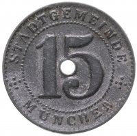 купить Германия (Мюнхен) нотгельд 15 пфеннигов 1918