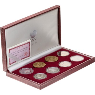 купить Южная Корея набор монет "Олимпиаде в Сеуле" 1987-1988 Proof (6 монет и 2 медали)