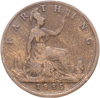 купить Великобритания 1 фартинг (farthing) 1885