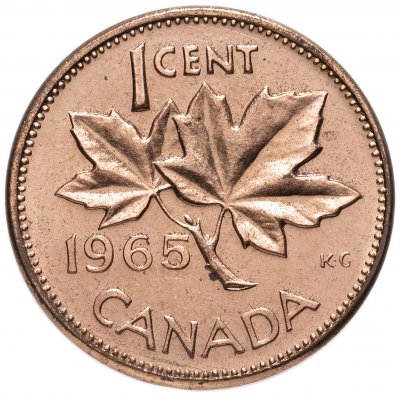 купить Канада 1 цент (cent) 1965