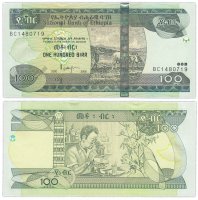 купить Эфиопия 100 быр 2008 год Pick 52d