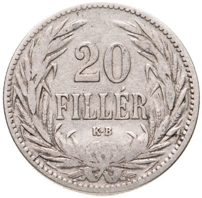 купить Венгрия 20 филлеров 1894