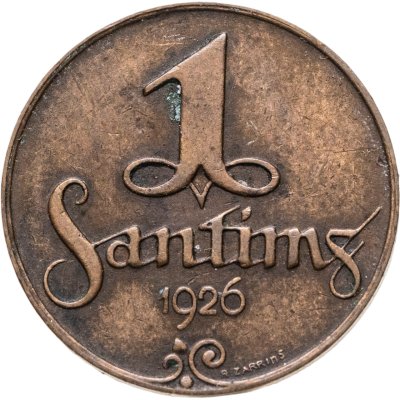 купить Латвия 1 сантим (santims) 1926