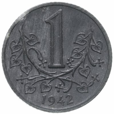 купить Богемия и Моравия 1 крона (koruna) 1942