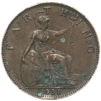 купить Великобритания 1 фартинг 1931