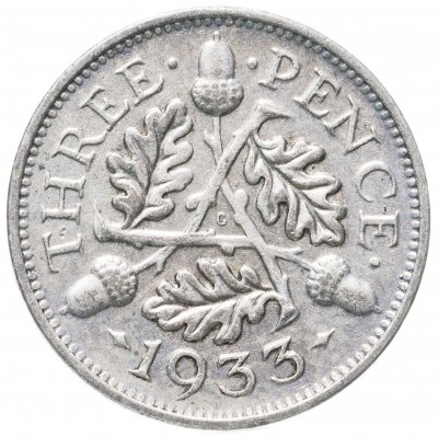 купить Великобритания 3 пенса (pence) 1933