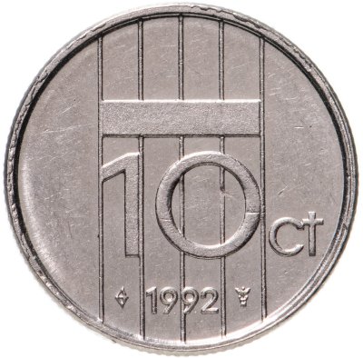 купить Нидерланды 10 центов (cents) 1992