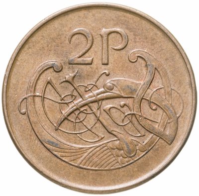 купить Ирландия 2 пенса (pence) 1990-1995 (сталь - магнетик)
