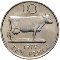 купить Гернси 10 пенсов (pence) 1979