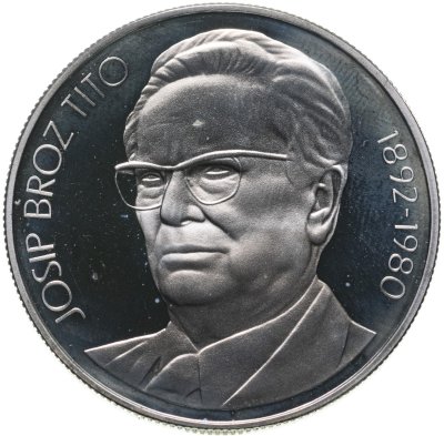 купить Югославия 1000 динаров (динара, dinara) 1980 "Смерть Иосипа Броз Тито"
