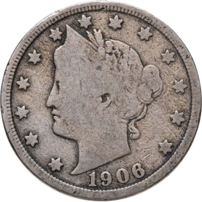 купить США 5 центов (cents) 1906 Liberty Nickel