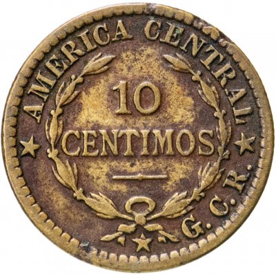 купить Коста-Рика 10 сентимо (centimos) 1922