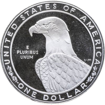 купить США 1 доллар 1983 S Proof "XXIII летние Олимпийские Игры - Дискобол" в капсуле