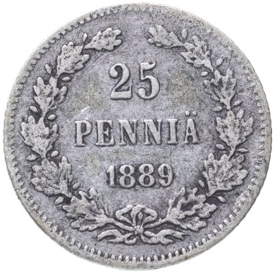 купить 25 пенни (pennia) 1889 L