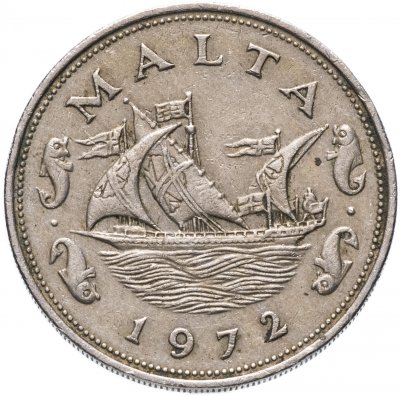 купить Мальта 10 центов (cents) 1972