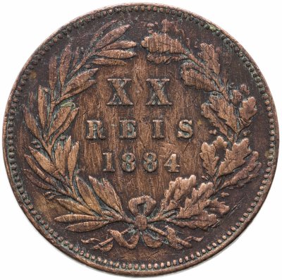 купить Португалия 20 рейс 1884