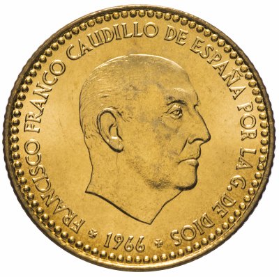 купить Испания 1 песета 1966