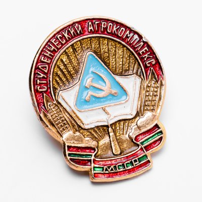 купить Значок ССО Студенческий Агрокомплекс МССР (Разновидность случайная )