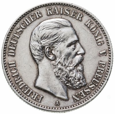 купить Германия (Империя) 2 марки (mark) 1888 Фридрих III