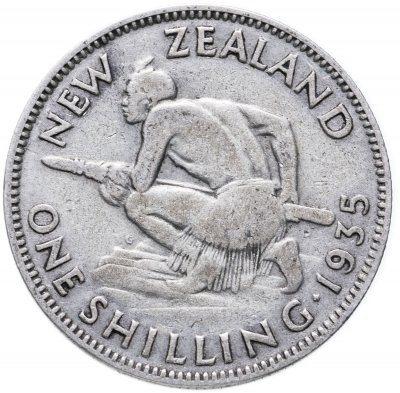 купить Новая Зеландия 1 шиллинг (shilling) 1933-1935, случайный год