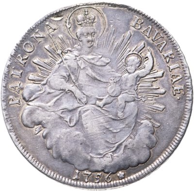 купить Германия, Бавария 1 талер 1756