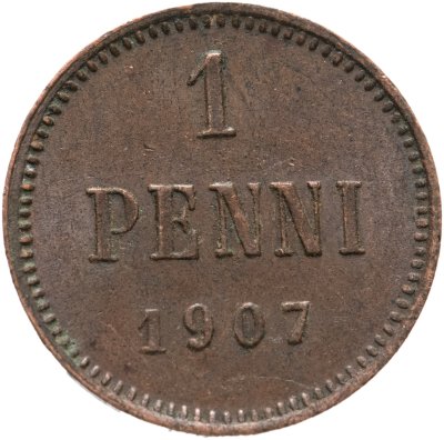 купить 1 пенни (penny) 1907