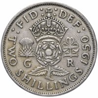 купить Великобритания 2 шиллинга (флорин) 1950